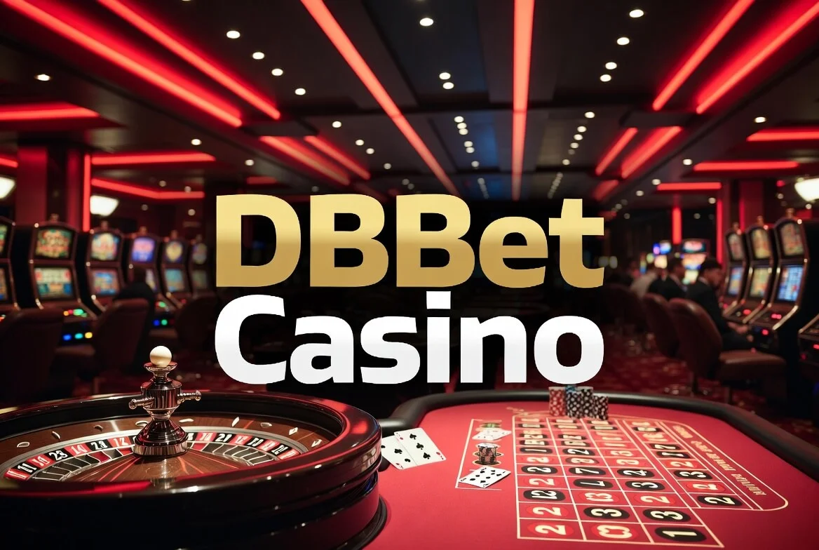 DBBet casino bosh sahifasi va o'yin katalogi ko'rinishi